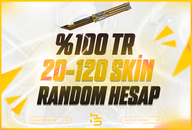 ⭐[%100TR] VALORANT 20-120 SKİN RANDOM HESAP⭐