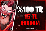 ⭐ %100TR Valorant 15 TL Random Hesap⭐