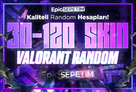 ⭐(PREMİUM) VALORANT 30-120 SKİN RANDOM HESAP⭐
