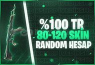 [%100TR]VALORANT 80-120 SKİN RANDOM ✨