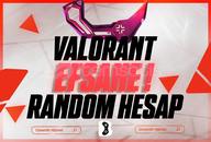 ⭐[%100TR] VALORANT EFSANE RANDOM HESAP⭐