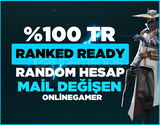 %100TR VALORANT RANKED READY MAİL DEĞİŞEN! 