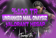 ⭐[%100TR] VALORANT UNRANKED GARANTİLİ HESAP⭐