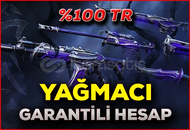 ⭐%100TR YAĞMACI VANDALLI RANDOM HESAP⭐