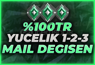 ⭐[%100TR] YÜCELİK GARANTİ MAİL DEĞİŞEN HESAP⭐