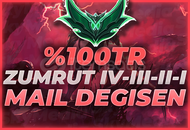 ⭐[%100TR] ZÜMRÜT ELO MAİL DEĞİŞEN HESAP⭐