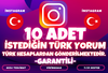 ⭐️[%100TÜRK]] 10 İNSTAGRAM İSTEDİĞİNİZ YORUM⭐