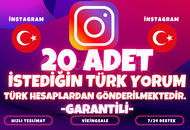 ⭐️ [%100TÜRK]] 20 İNSTAGRAM İSTEDİĞİN YORUM⭐