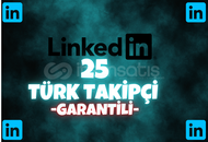 ⭐️[%100TÜRK] LİNKEDİN 25 TÜRK TAKİPÇİ⭐
