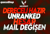 %100 TR UNRANKED MAIL DEĞİŞEN HESAPLAR Hesaplar