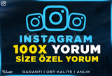 100X Özel Yorum Instagram | Garanti | #1