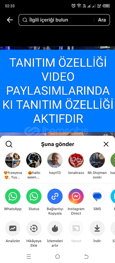 1.020 TAKIPCILI VİDEO TANITIM TLFNDAN CANLI 1.020 TAKIPCILI VİDEO TANITIM TLFNDAN CANLI