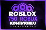 ⭐(1072) 750 Robux - KOMİSYON ÖDENİYOR OTO⭐