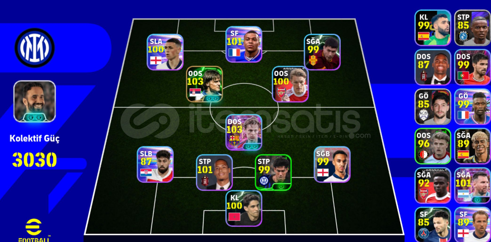 103 Deyonglu 104 Stojkovicli başlangıç hesabı