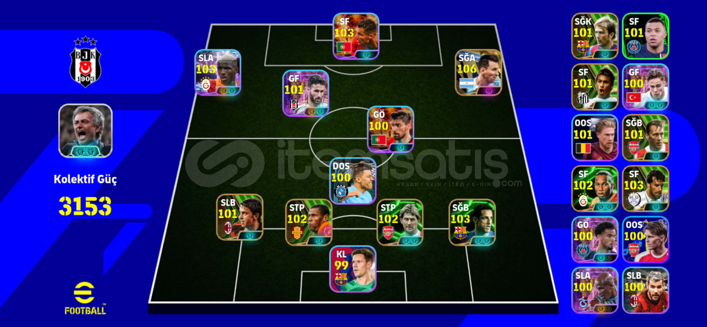 103 Ronaldo 106 messi 103 Ronaldo 106 messi