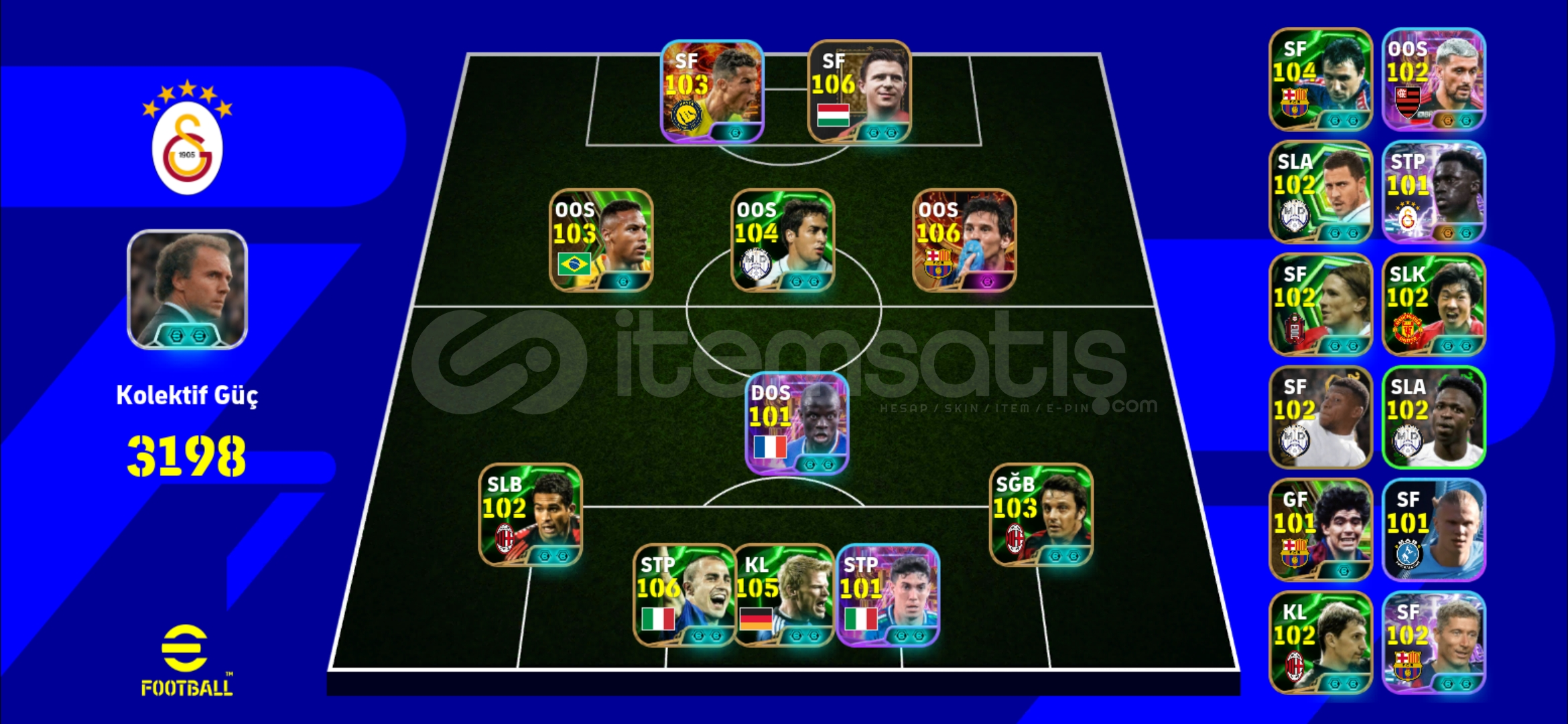 103 ronaldo 106 messi yüksek kolektif  103 ronaldo 106 messi yüksek kolektif