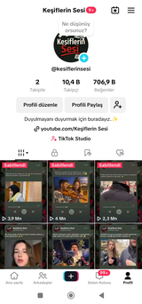 10.4 K Takipcili milyonluk hesap
