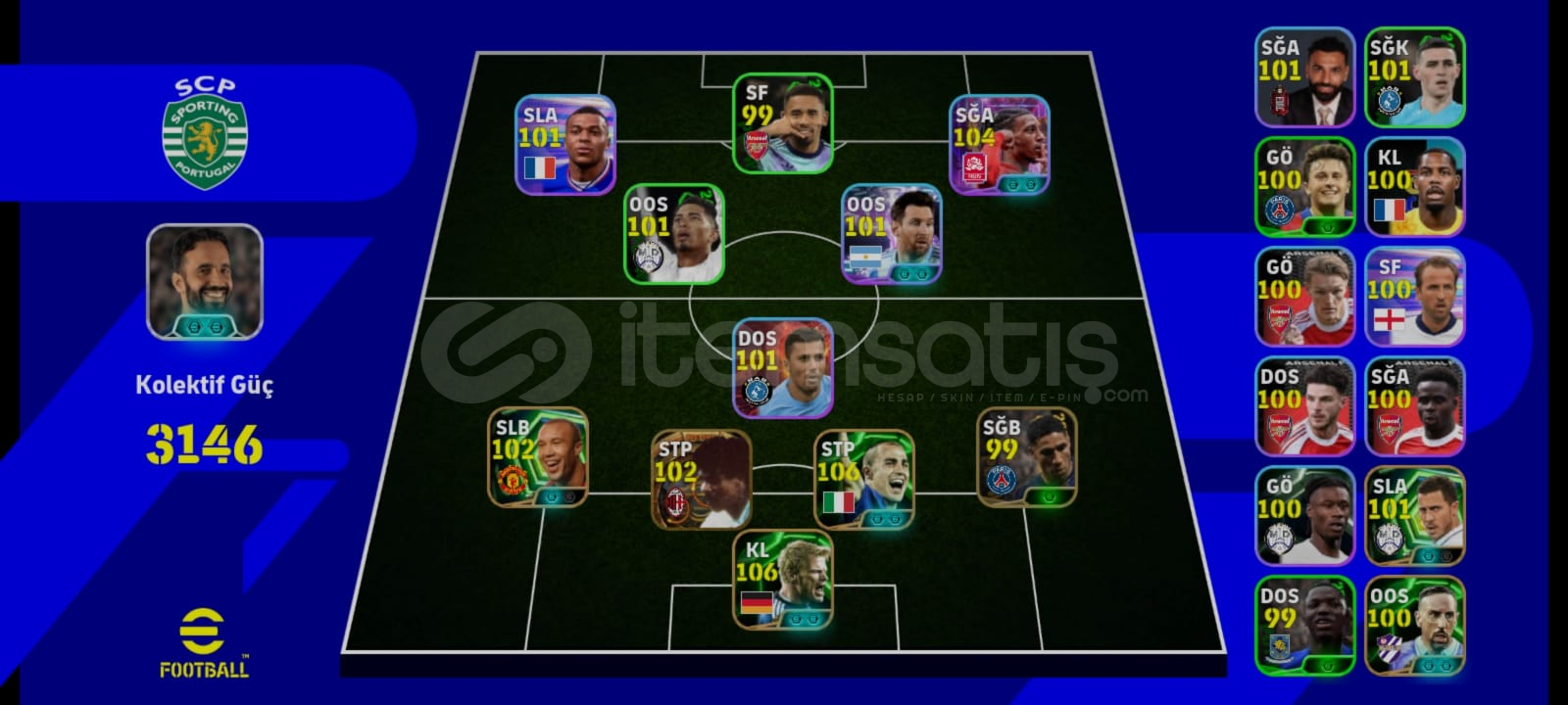 104 Micheal Olise  104 Micheal Olise