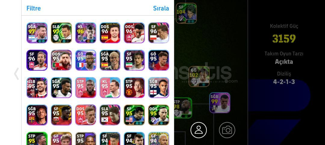 105 platini nadir hesap  105 platini nadir hesap