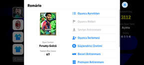 105 Romario / Orkun kökçü / bombacılı kasmalık