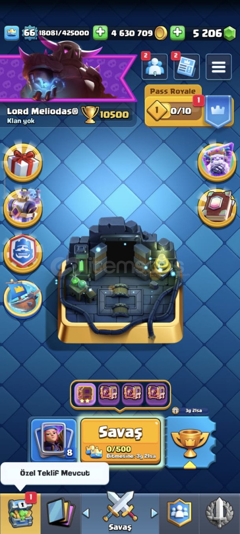 ⭐10500 KUPA⭐66 LEVEL⭐17 EVRİM 57 ELİT⭐ ⭐10500 KUPA⭐66 LEVEL⭐17 EVRİM 57 ELİT⭐