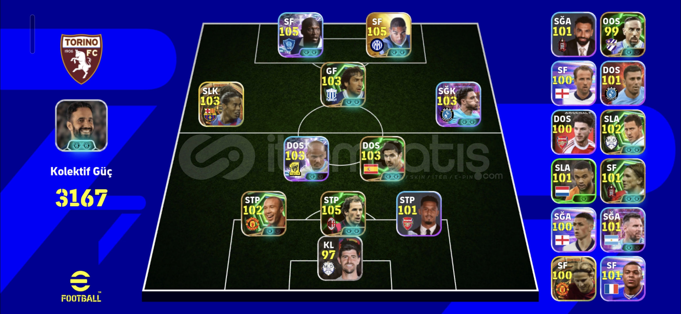 106 ADRİANO 105 LUKAKU 103 FABİNHO HESAP  106 ADRİANO 105 LUKAKU 103 FABİNHO HESAP