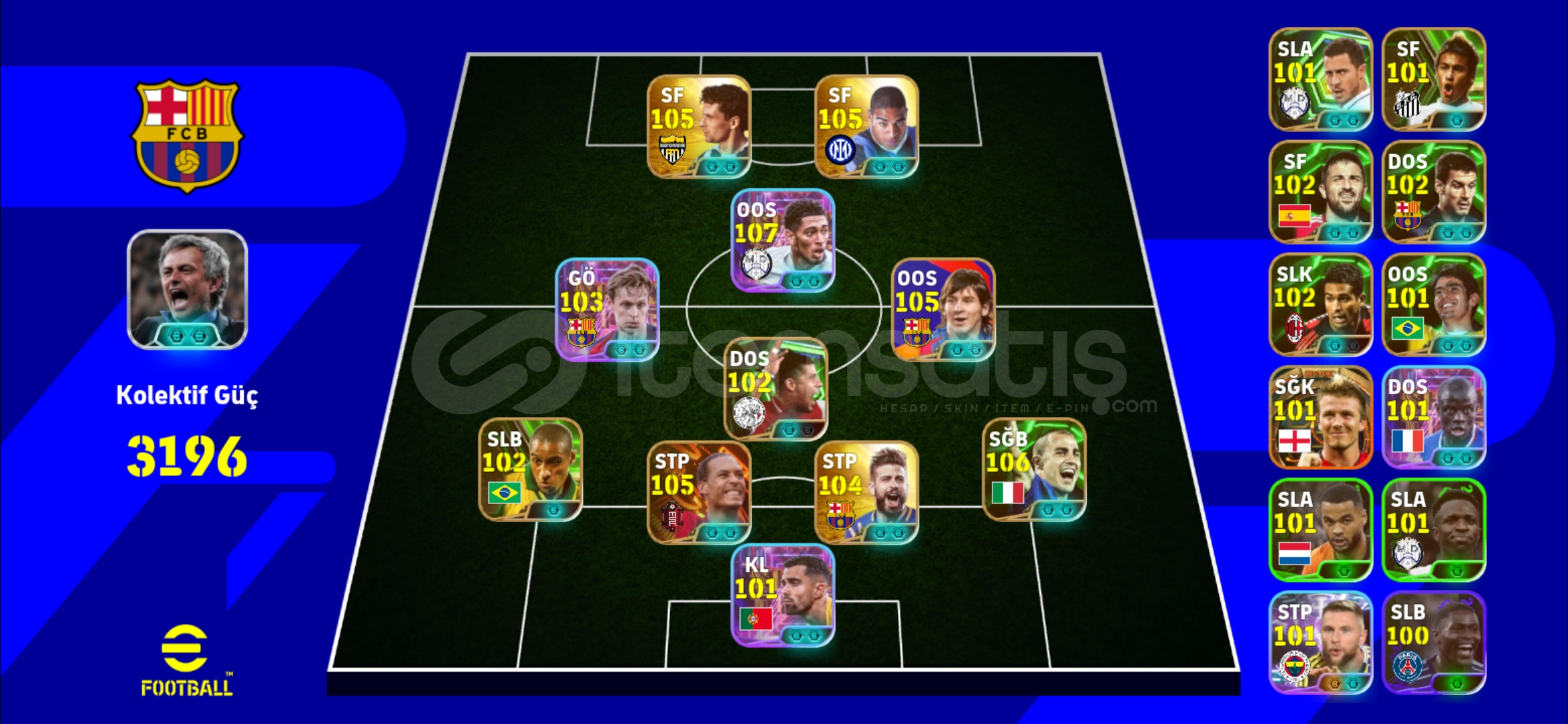 107 bellingham 106 adriano 105 baggio 105 dijk 107 bellingham 106 adriano 105 baggio 105 dijk