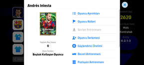 106 Andres Iniesta lı hesab . Tek bağ  106 Andres Iniesta lı hesab . Tek bağ