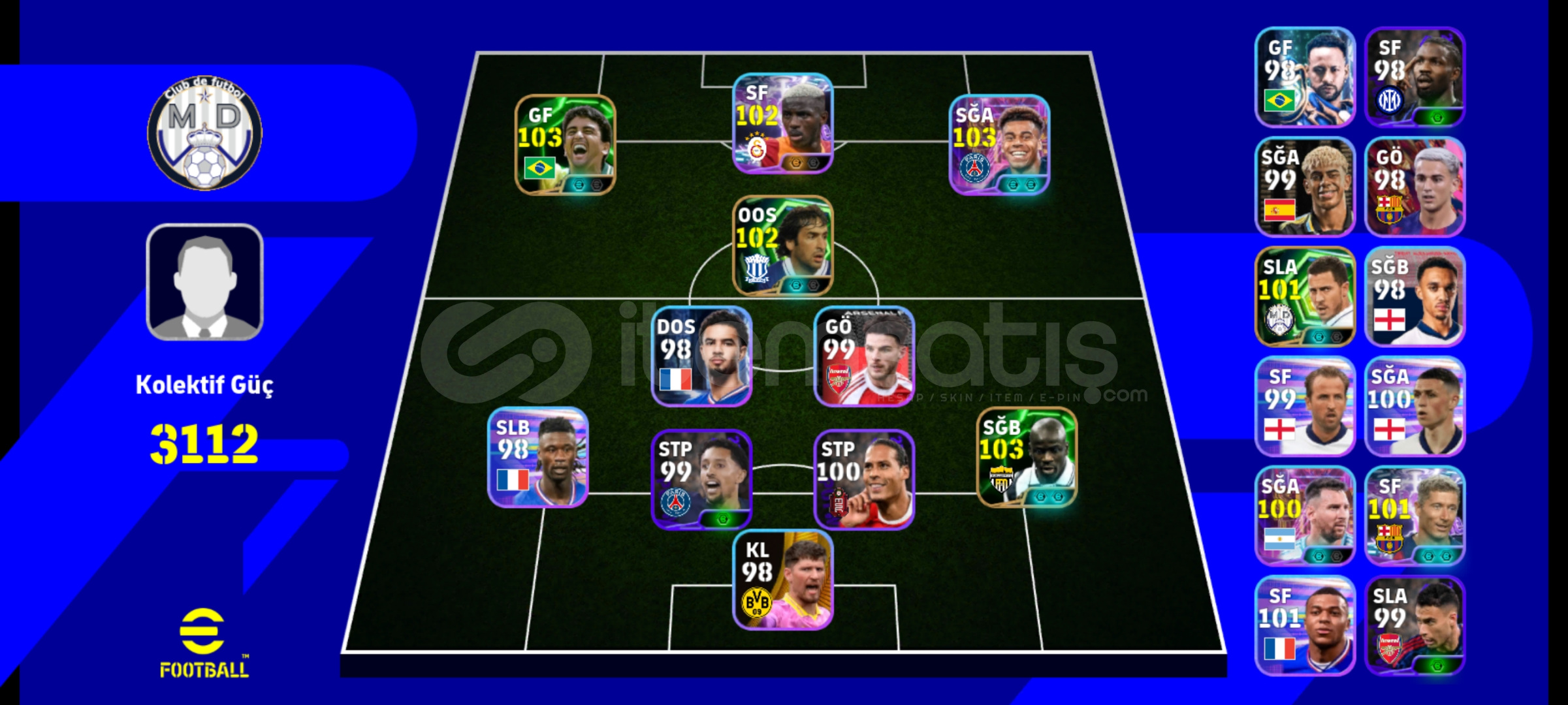 105 thuram 104 osimhen 105 thuram 104 osimhen