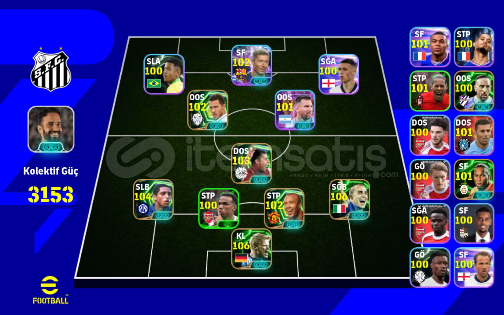 106 Kahn 104 R.Carlos 106 Cannavaro 3153KG! 106 Kahn 104 R.Carlos 106 Cannavaro 3153KG!