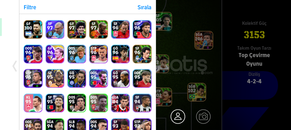 106 Messi 3153 kolektif pes hesabı 