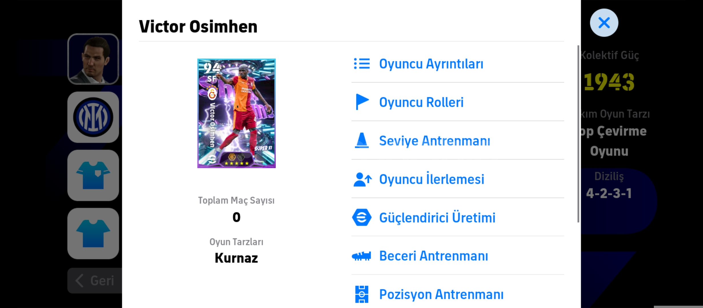 107 Osimhennn Başlangıç hesabı 107 Osimhennn Başlangıç hesabı