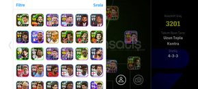 107 RONALDO 104 BOMBACI SON 3201 KOLEKTİF 