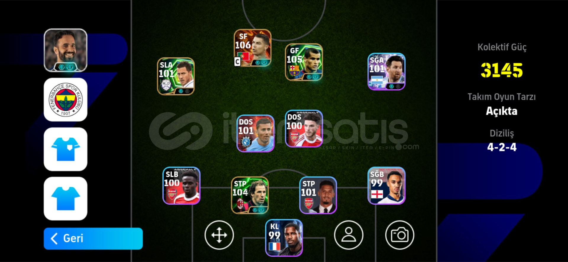 107 RONALDO 105 KAFACI HAALAND 105 RİVALDO  107 RONALDO 105 KAFACI HAALAND 105 RİVALDO