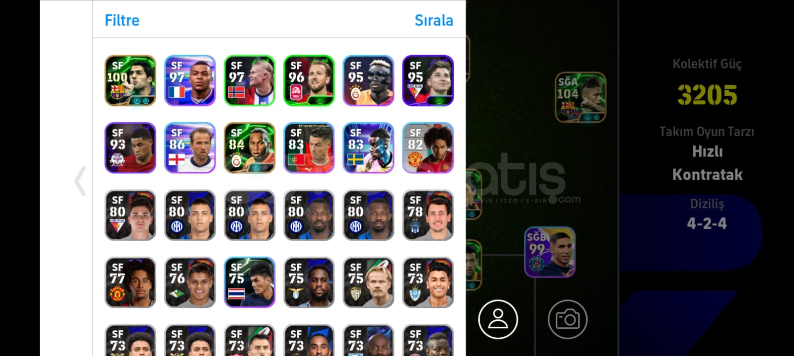 107 SUAREZLİ ÇİFT BOMBACILI UCUZ HESAP !!!!!! 107 SUAREZLİ ÇİFT BOMBACILI UCUZ HESAP !!!!!!