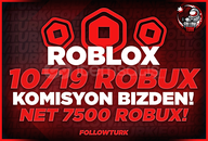 ⭐[10719] 7500 ROBUX KOMİSYON BİZDEN⭐