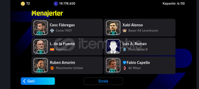 107RONALDO 105MESSİ BU FİYATA YOK KLASMAN1 900K