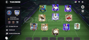 108 gen 114 Kuyt 113 Yashin'li başlangıç hesabı