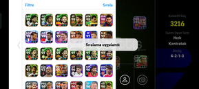 108 MESSİ 3216 kadro