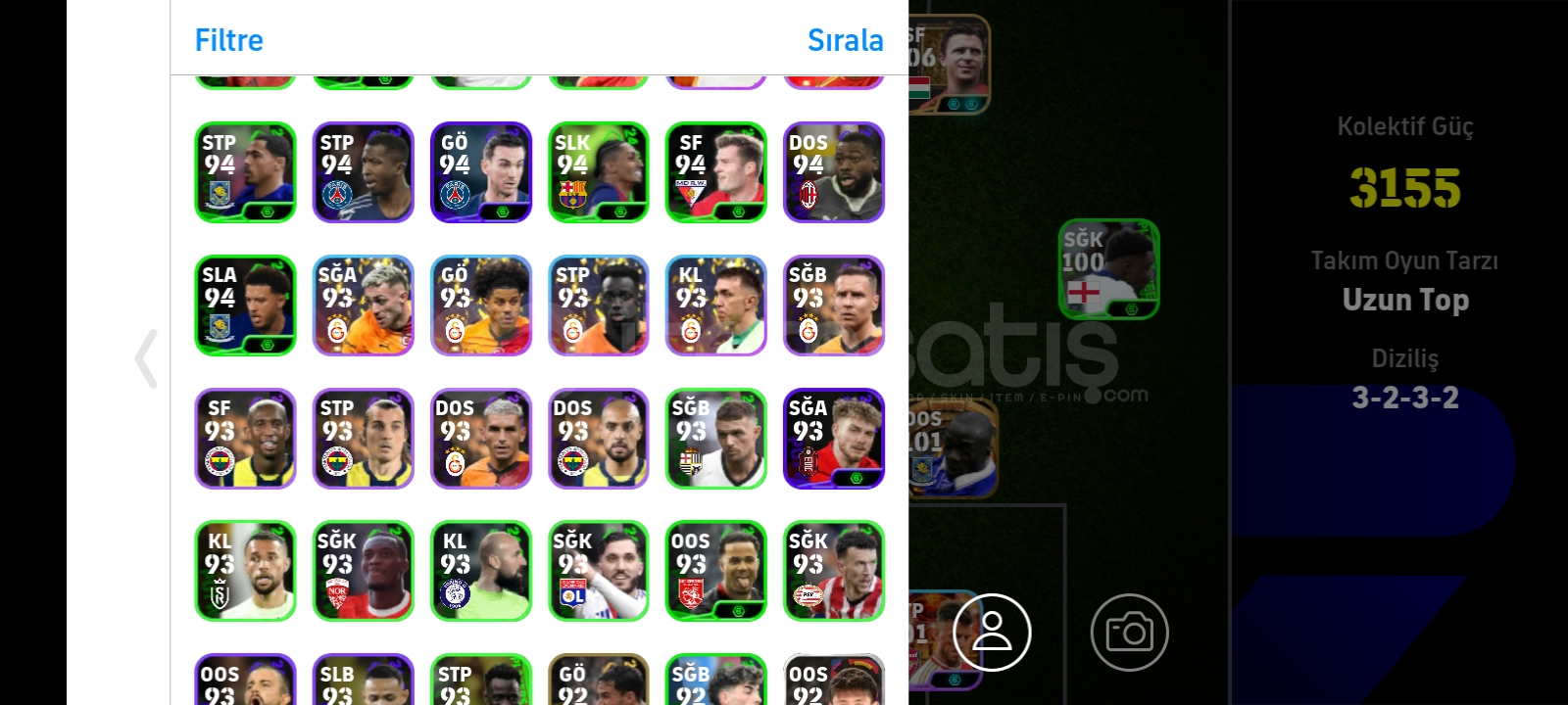 108 PELE Lİ HESAP ACİL SATILIK HESAP 108 PELE Lİ HESAP ACİL SATILIK HESAP