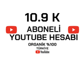 10.9 K YouTube Hesabı 10.9 K YouTube Hesabı