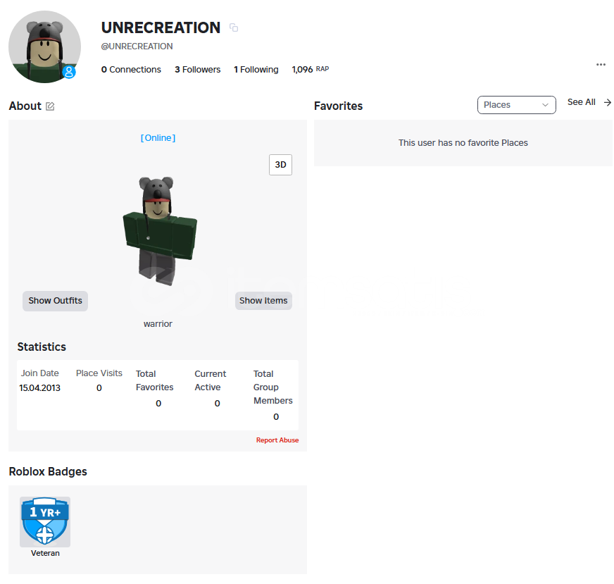 ❄️1K+ RAP ❄️ 2013 HESAP - UNRECREATION ❄️1K+ RAP ❄️ 2013 HESAP - UNRECREATION
