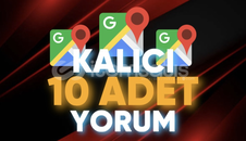 ⭐10ADET GOOGLE MAPS TÜRK YORUMU⭐GARANTİLİ⚡️