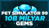 ⚡ 10B (MİLYAR)GEM | PET SİMULATOR 99