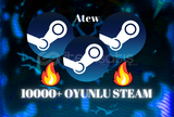 10k OYUNLU STEAM HESAP