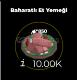 10k spicy meat dish / 10k Baharatlı Et Yemeği