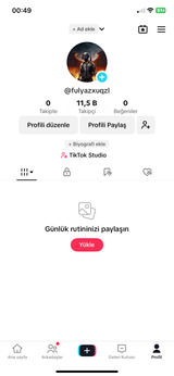 10K TAKİPÇİLİ MOBİL OYUN AÇIK HESAP