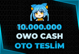 (BANSIZ + OTO TESLİMAT)10M Owo Cash 