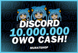 ⭐ 10M OwO Cash [OTO TESLİMAT] BANSIZ!