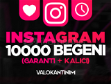 ⭐+10SN GÖNDERİM⭐10.000 Instagram Beğeni 